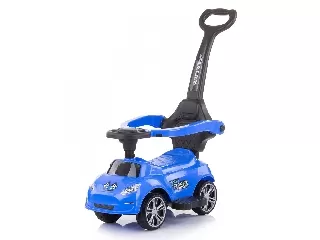 Chipolino Turbo bébitaxi tolókarral - blue