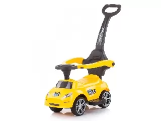 Chipolino Turbo bébitaxi tolókarral - yellow
