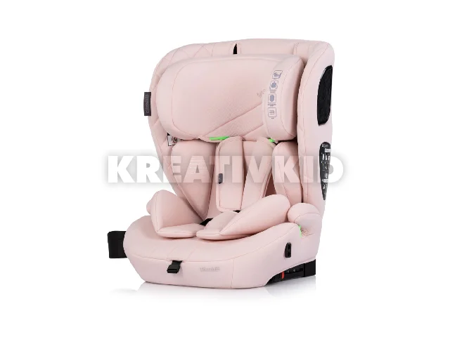 Chipolino Tycoon ISO autósülés Isofix 76-150cm - pink marshmallow