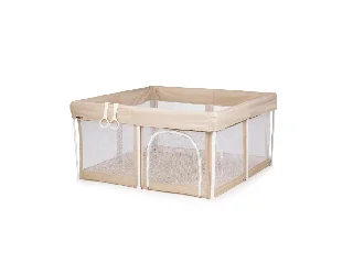 Chipolino Vibe babakarám összecsukható 120x120 cm - beige