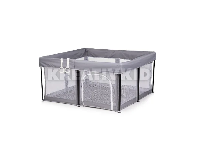 Chipolino Vibe babakarám összecsukható 120x120 cm - grey