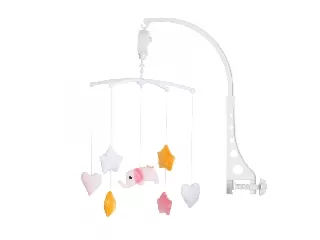 Chipolino Zenélő forgó - Pink elephant