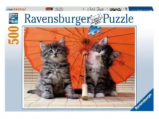 Cicák az ernyő alatt - 500 db-os puzzle