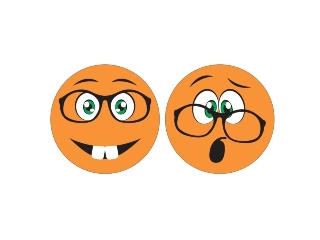 Ciki-caki labda  2 - Narancs (szemüveges)