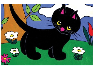 Cikicakk, a fekete cica diafilm 