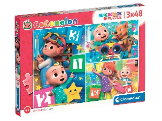 Cocomelon 3x48 db-os puzzle - Clementoni