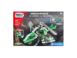 Clementoni Mechanics: Fém építő szett - helikopter