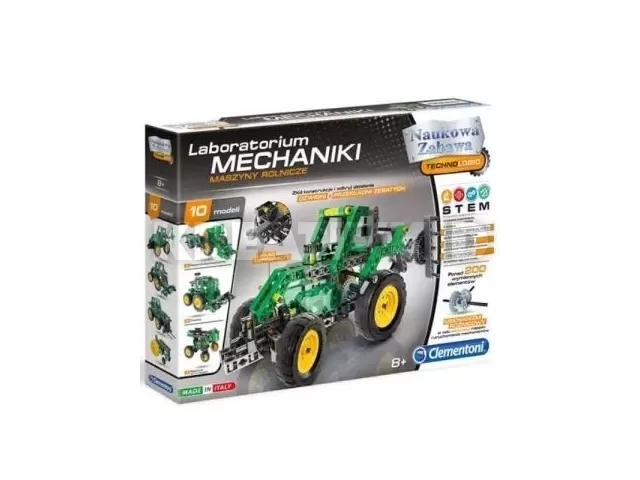 Clementoni Mechanics: Fémépítő szett - Traktor