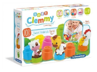 Clemmy Baby - Mókás Farm állatkák építőjáték