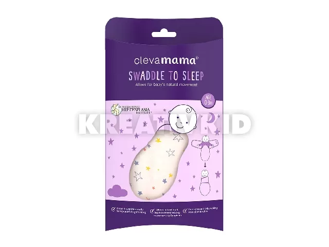 Clevamama pocaklakó pólya - 0-3hó korall mintás