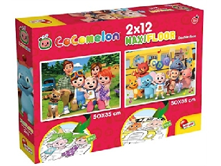 Cocomelon maxi puzzle 2 x 12 db-os - Sétáljunk!