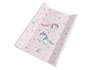 Color pelenkázó lap merev 2 oldalú 70x50cm Unikornis rózsa