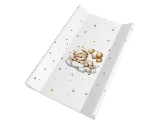 Color pelenkázó lap merev 2 oldalú 80x50cm Maci uni bézs