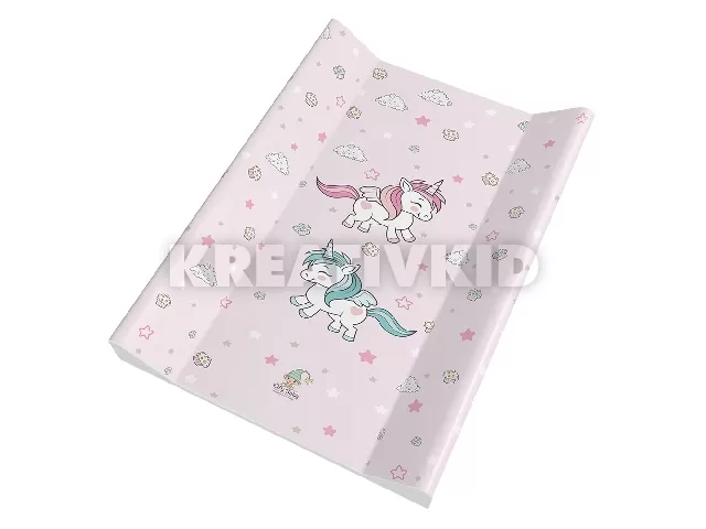 Color pelenkázó lap puha 2 oldalú 70x50cm Unikornis rózsa