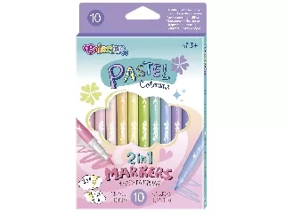 Colorino Ecsetes pasztell filctoll 10 db