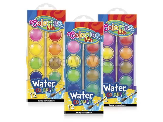 Colorino Vízfesték 12 színű