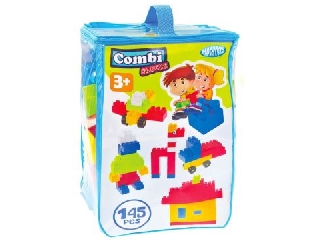 Combi Blocks: Műanyag építőkocka szett - 145 db-os