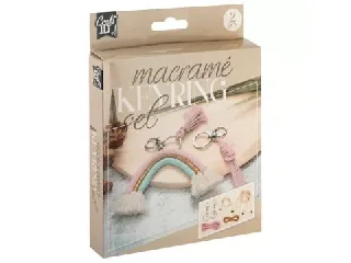 CraftArt: Makramé készítő kreatív készlet - kulcstartó