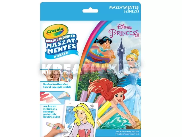 Crayola Color Wonder - Disney Hercegnők kifestő