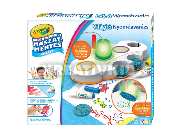 Crayola Color Wonder - Világító Nyomdavarázs