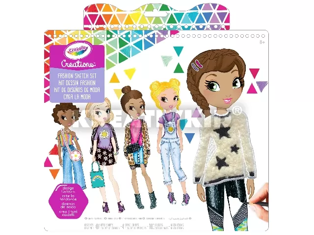Crayola Creations Divattervező rajzkészlet