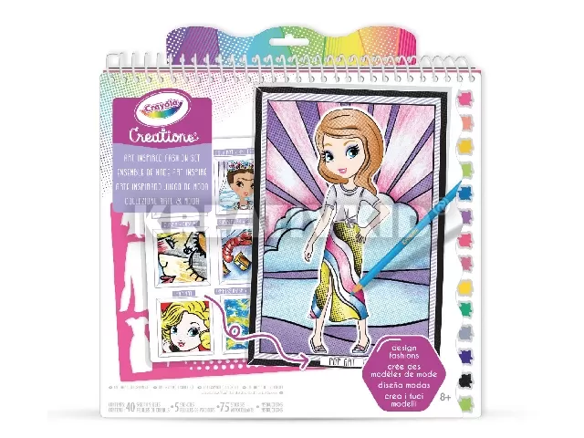 Crayola Creations Művészet a divatban rajzkészlet