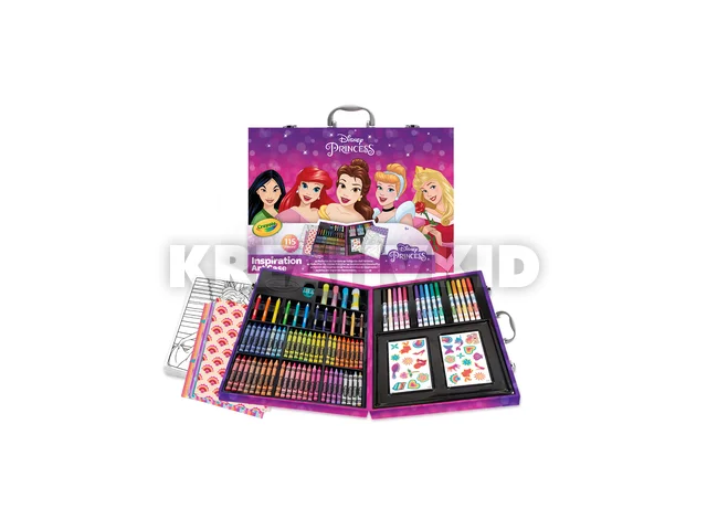 Crayola: Disney hercegnők színezőkészlet - 115 db-os