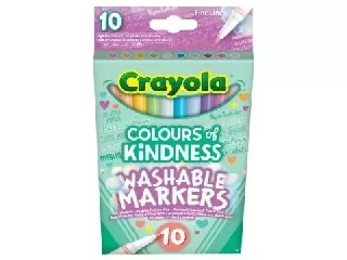 Crayola: Kedves szavak vékonyhegyű filctoll készlet - 10 db-os
