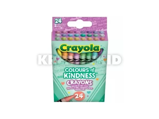 Crayola: Kedves szavak zsírkréta készlet - 24 db-os