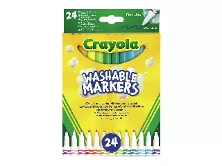 Crayola Kimosható vékony filctoll 24db