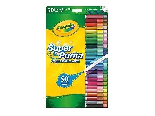 Crayola Kimosható vékony-vastag filctoll 50db