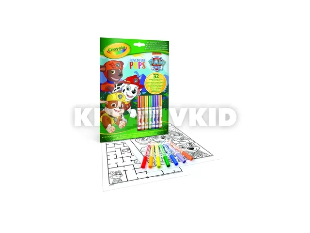 Crayola: Mancs őrjárat kifestő és foglalkoztató