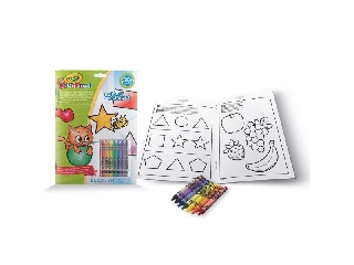 Crayola Mini Kids foglalkoztató 7 zsírkrétával