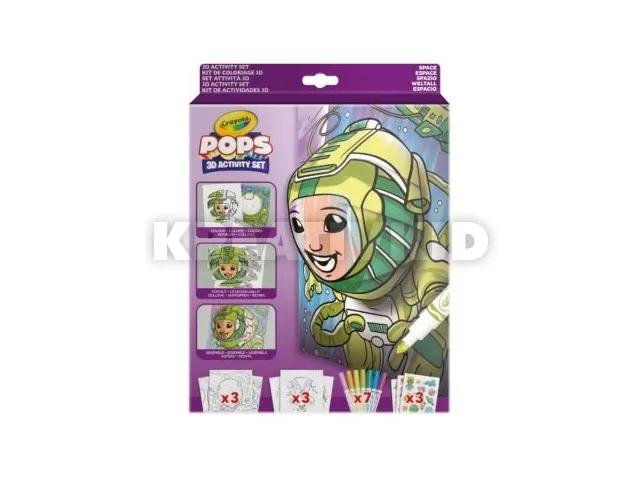 Crayola POPs: 3D foglalkoztató – Űrutazás