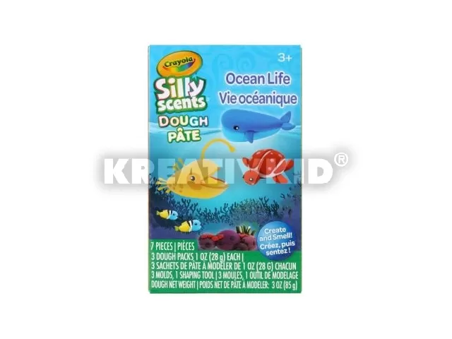 Crayola Silly Scents: Illatos mini gyurmakészlet - Óceán