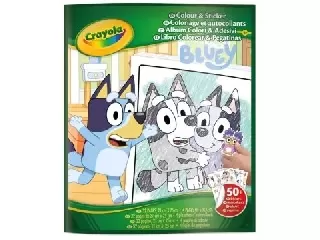 Crayola: Színező és matricázó füzet - Bluey
