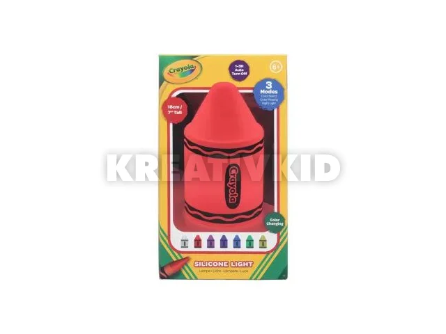 Crayola: Színváltós szilikon lámpa - újratölthető