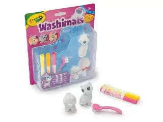 Crayola Washimals: Kimosható kutya és cica figura szett - 2 db-os