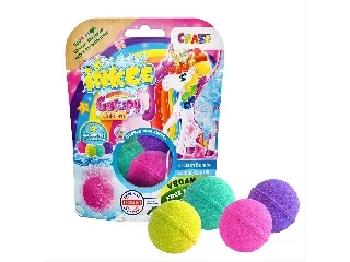 Craze Inkee vegán fürdőgolyó csomag - Galupy unikornis rágogumi aromával, 4 db-os