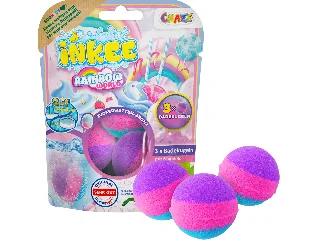 Craze Inkee vegán fürdőgolyó csomag - szivárvány vattacukor aromával, 3 db-os