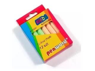 Creative Jungle 12 darabos kerek, pormentes kréta - színes