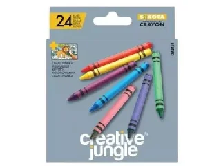 Creative Jungle Grey zsírkréta készlet - 24 db-os
