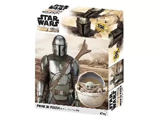 Csillagok háborúja - Star Wars The Mandalorian 3D puzzle, 500 darabos