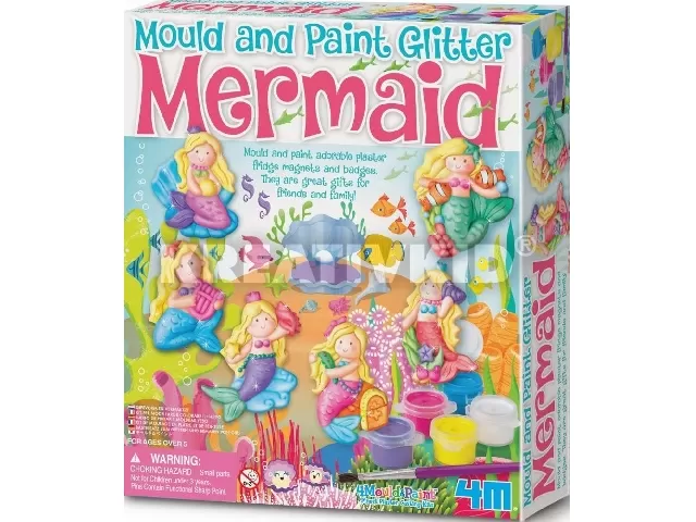 Csillogó sellő gipszkiöntő készlet