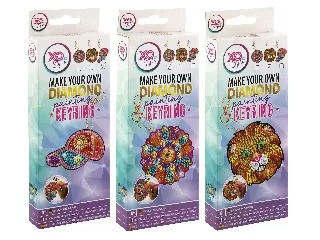 Csináld magad gyémántfestős kulcstartókészítő szett, muffin 