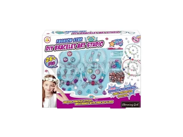 Csináld magad karkötő készítő szett charmokkal