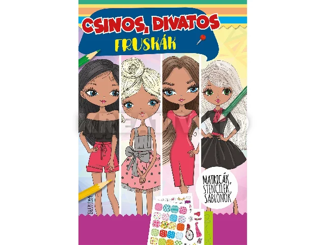 CSINOS, DIVATOS FRUSKÁK - MATRICÁK, STENCILEK, SABLONOK