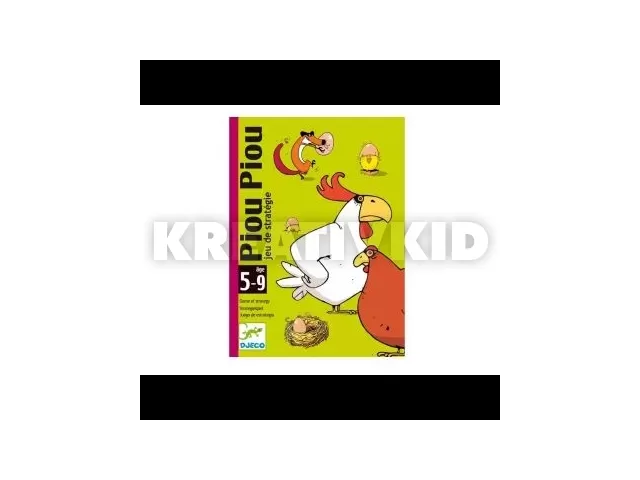 Csip-csip Piou Piou tojáskeltető kártyajáték