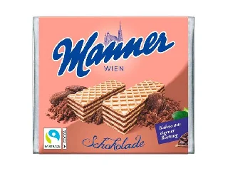 Csokoládés ostya, 75 g, MANNER