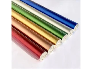 Csomagolópapír, íves, 70x200 cm, metál vegyes színek